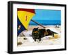 A Day at the Beach-null-Framed Giclee Print