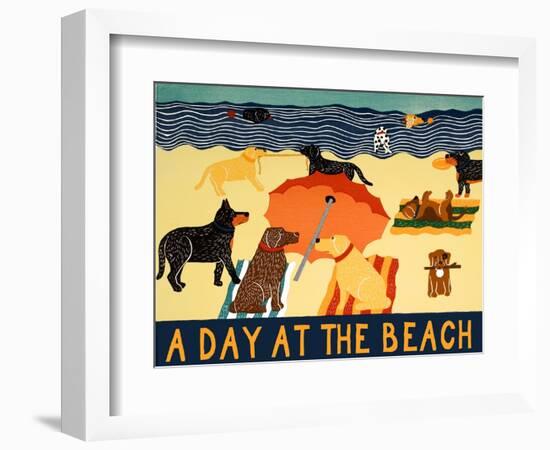 A Day At The Beach-Stephen Huneck-Framed Giclee Print