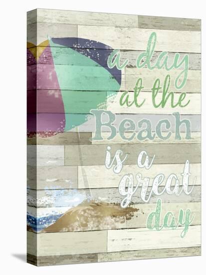 A Day At The Beach-ALI Chris-Stretched Canvas