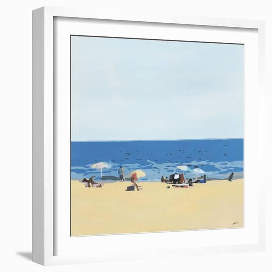 A Day at the Beach-BethAnn Lawson-Framed Art Print