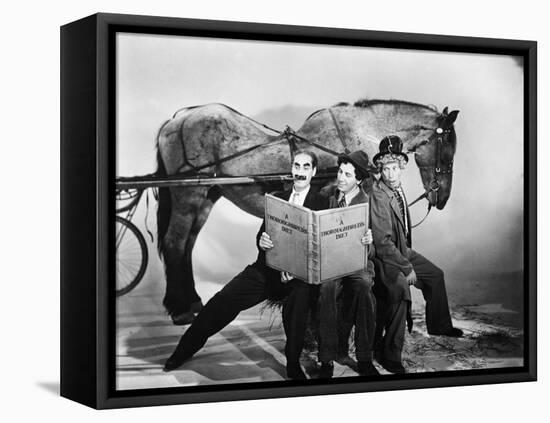 A Day at the Races, 1937-null-Framed Stretched Canvas