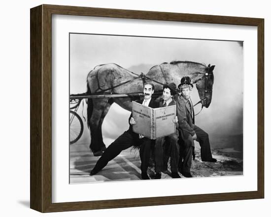 A Day at the Races, 1937-null-Framed Photographic Print