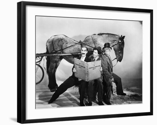 A Day at the Races, 1937-null-Framed Photographic Print