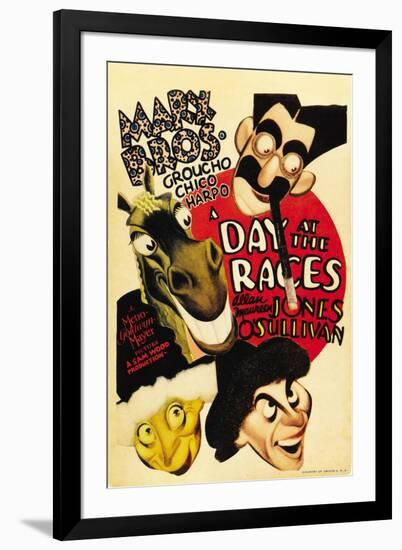 A Day at the Races, 1937-null-Framed Art Print