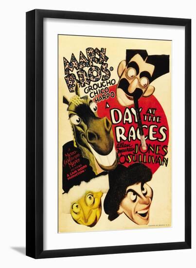 A Day at the Races, 1937-null-Framed Art Print