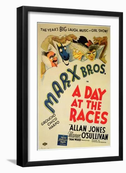 A Day at the Races, 1937-null-Framed Art Print