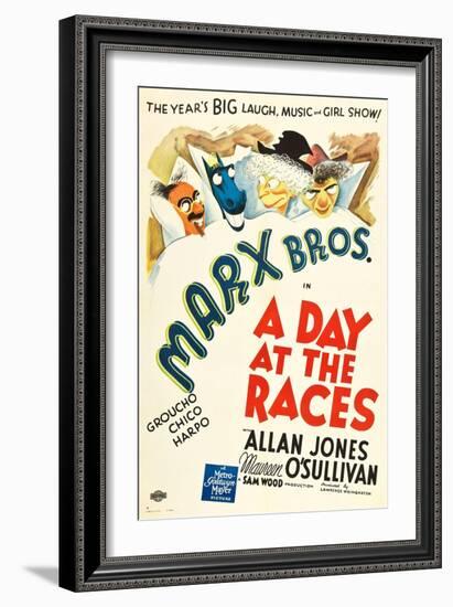 A Day at the Races, 1937-null-Framed Giclee Print