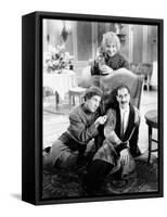 A Day at the Races, Chico Marx, Harpo Marx, Groucho Marx, 1937-null-Framed Stretched Canvas