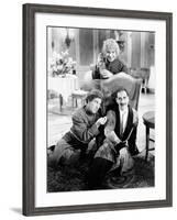 A Day at the Races, Chico Marx, Harpo Marx, Groucho Marx, 1937-null-Framed Photo