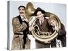 A Day at the Races, Groucho Marx, Chico Marx, Harpo Marx, 1937-null-Stretched Canvas