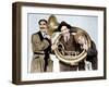 A Day at the Races, Groucho Marx, Chico Marx, Harpo Marx, 1937-null-Framed Photo