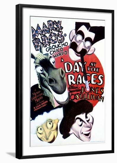 A Day at the Races - Movie Poster Reproduction-null-Framed Photo