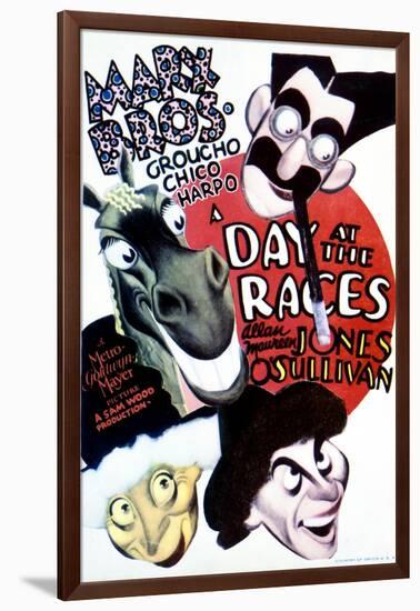 A Day at the Races - Movie Poster Reproduction-null-Framed Photo