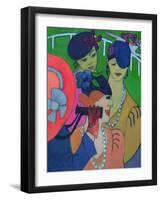 A Day at the Races-Jeanette Lassen-Framed Giclee Print