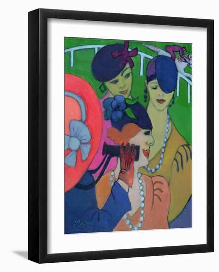 A Day at the Races-Jeanette Lassen-Framed Giclee Print