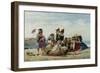 A Day at the Seaside-Timoleon Lobrichon-Framed Giclee Print