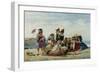 A Day at the Seaside-Timoleon Lobrichon-Framed Giclee Print