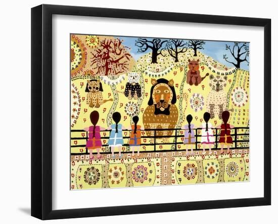 A Day at the Zoo-David Sheskin-Framed Giclee Print