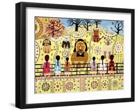 A Day at the Zoo-David Sheskin-Framed Giclee Print