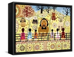 A Day at the Zoo-David Sheskin-Framed Stretched Canvas