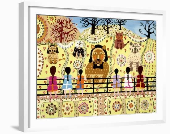 A Day at the Zoo-David Sheskin-Framed Giclee Print