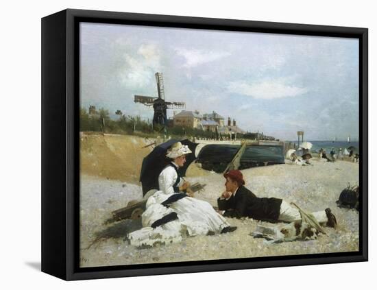 A Day by the Sea-Alexander M. Rossi-Framed Stretched Canvas