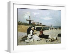 A Day by the Sea-Alexander M. Rossi-Framed Giclee Print