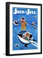 A Day in Outerspace - Jack and Jill, September 1957-Lou Segal-Framed Giclee Print