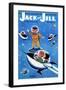 A Day in Outerspace - Jack and Jill, September 1957-Lou Segal-Framed Giclee Print