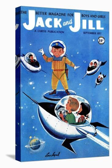 A Day in Outerspace - Jack and Jill, September 1957-Lou Segal-Stretched Canvas