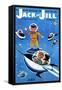 A Day in Outerspace - Jack and Jill, September 1957-Lou Segal-Framed Stretched Canvas