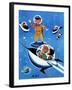 A Day in Outerspace - Jack and Jill, September 1957-Lou Segal-Framed Giclee Print