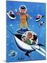 A Day in Outerspace - Jack and Jill, September 1957-Lou Segal-Mounted Giclee Print