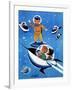 A Day in Outerspace - Jack and Jill, September 1957-Lou Segal-Framed Giclee Print