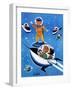 A Day in Outerspace - Jack and Jill, September 1957-Lou Segal-Framed Giclee Print