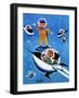 A Day in Outerspace - Jack and Jill, September 1957-Lou Segal-Framed Premium Giclee Print