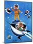 A Day in Outerspace - Jack and Jill, September 1957-Lou Segal-Mounted Giclee Print