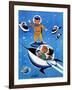 A Day in Outerspace - Jack & Jill-Lou Segal-Framed Giclee Print