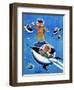 A Day in Outerspace - Jack & Jill-Lou Segal-Framed Giclee Print