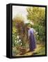 A Day in the Garden-Marian Chase-Framed Stretched Canvas