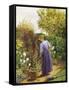 A Day in the Garden-Marian Chase-Framed Stretched Canvas