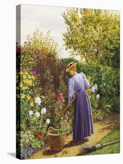 A Day in the Garden-Marian Chase-Stretched Canvas