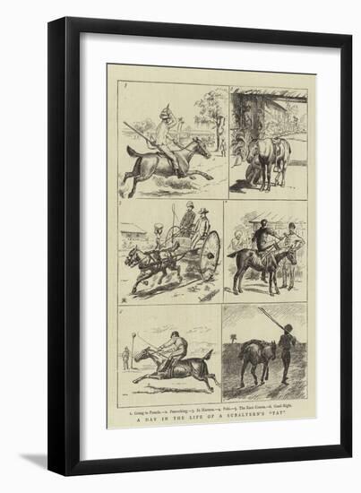 A Day in the Life of a Subaltern's Tat-null-Framed Giclee Print