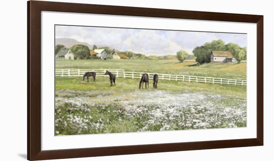 A Day in the Paddock-Mark Chandon-Framed Giclee Print