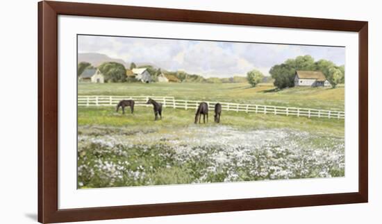 A Day in the Paddock-Mark Chandon-Framed Giclee Print