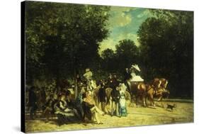 A Day in the Park-Auguste Molins-Stretched Canvas