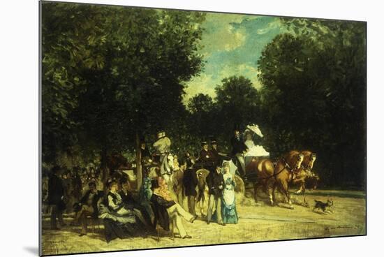 A Day in the Park-Auguste Molins-Mounted Giclee Print