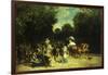 A Day in the Park-Auguste Molins-Framed Giclee Print