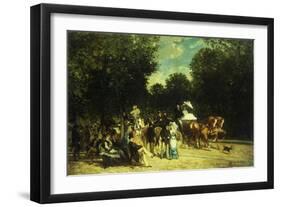 A Day in the Park-Auguste Molins-Framed Premium Giclee Print