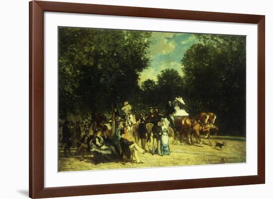 A Day in the Park-Auguste Molins-Framed Premium Giclee Print